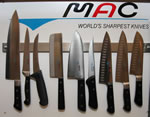 the MAC knife, which provides effortless slicing, stays sharp longer, and reduces fatigue during cutting chores. 
