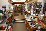 Here's the view looking down the store